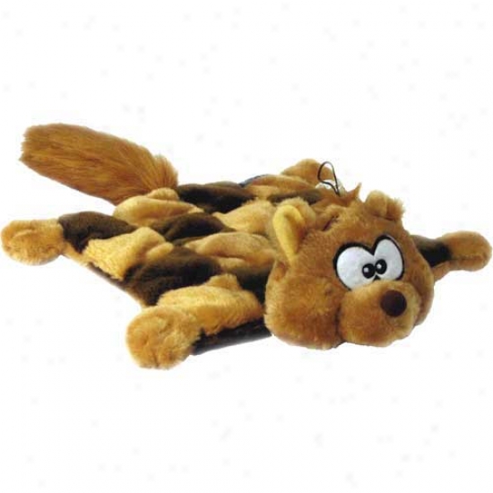 Plush Puppies Squirrel Squeaker Mat Small