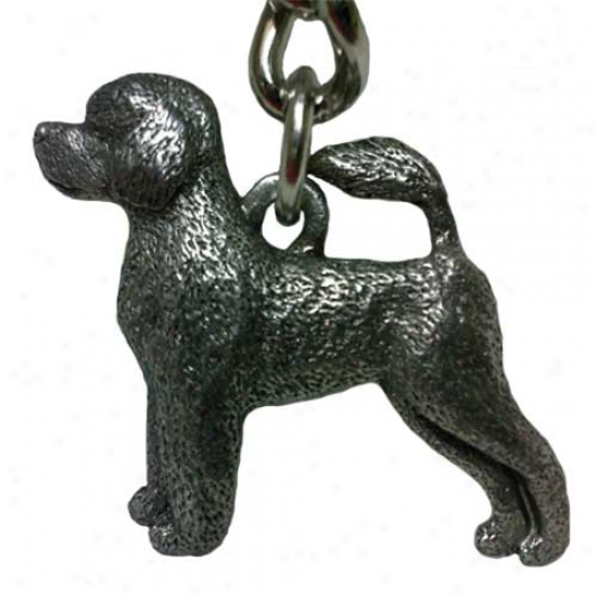 Portuguese Water Dog George Harris Pewter Keychai