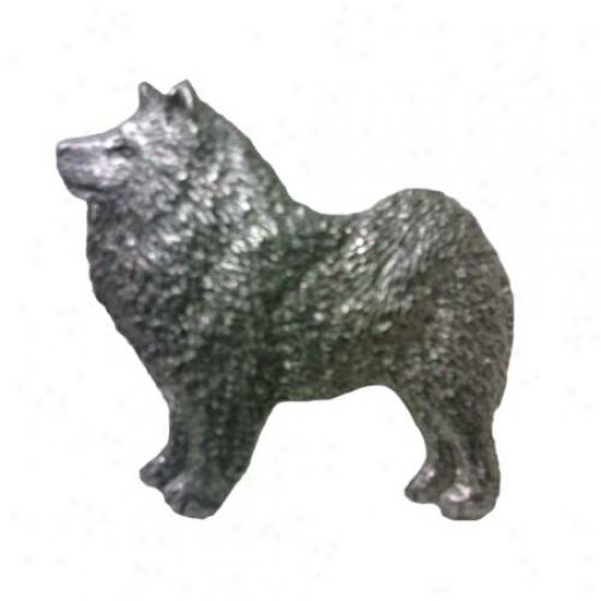 Samoyed Pewter Pin