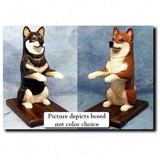 Shiba Inu Bookends Red Sesame