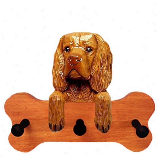 Sussex Spaniel Bone Hang Up Maple Finish