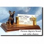 Australian Cattle Dov (red Merle) Buiness Card Hooder