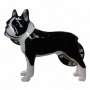 Bostn Terrier Hand Painnted Pin