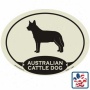 European Style Australian Cattle Dog Auto Decal