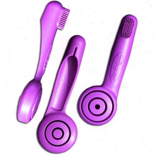 Triple Pet Ezdog Palm Assisted Finger Toothbrush