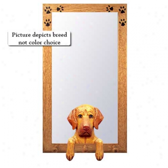Vizsla Hall Pattern With Oak Affectionate Frame