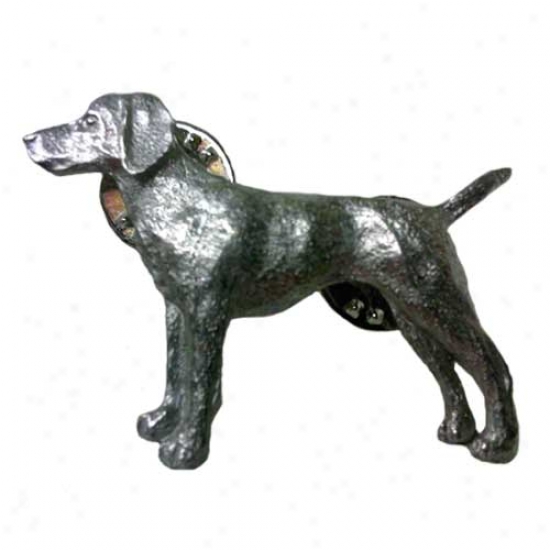 Vizsla Pewter Pin