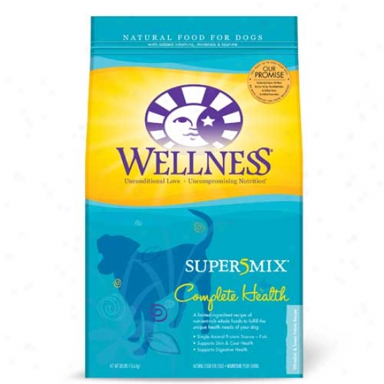 Wellness Complete Super5mix Whitefish And Sweet Pogato Dog Fpod - 30lbs Oversize