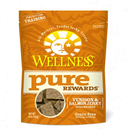 Wellness Pure Rewards Venison And Salmon Dog Treats 6oz