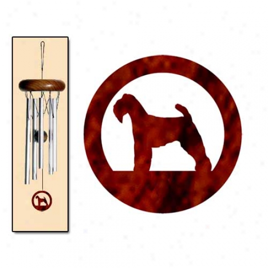 Welsh Terrier Coil Chimed X-smalk Silver